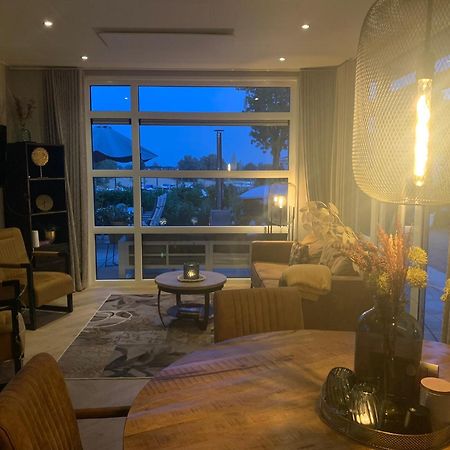 Luxus Chalet Hafenblick Lathum Ngoại thất bức ảnh